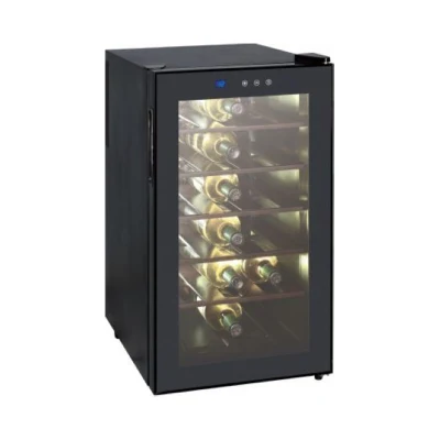 Mini frigorifero elettrico da 48 litri incorporato nel frigorifero per vino, frigorifero per sigari e refrigeratore per bevande, cantina per vino